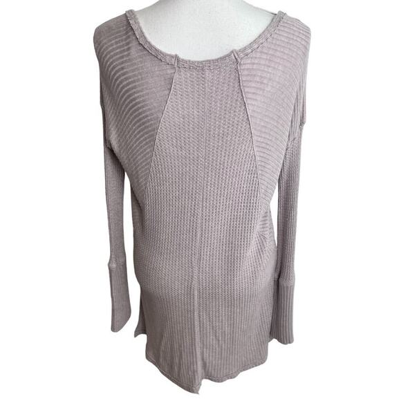 Free People Light Purple Long Sleeve Women Blouse Size Small - Picture 4 of 6